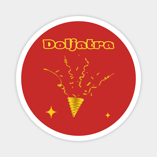 Indian Festivals - Doljatra Magnet by Bharat Parv